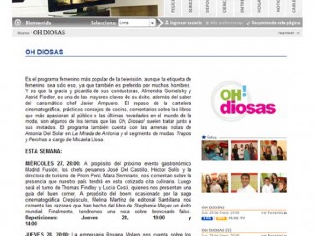 OhDiosasMagazinedelaTvPeruanaanuncialapresenciadeAnaTorres28enero2010